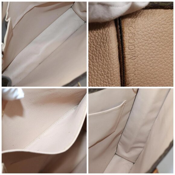 LOUIS VUITTON Monogram Sac Plat Hand Bag M51140 LV Auth BA5428 - Picture 15 of 16